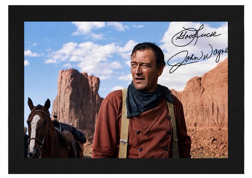 John wayne signed autograph - signed,