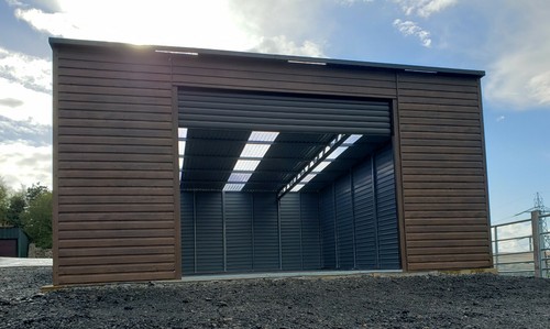 Metal garage 17x23ft workshop - garage,