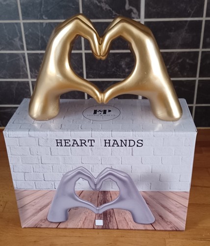 Gold love hands - , ornament