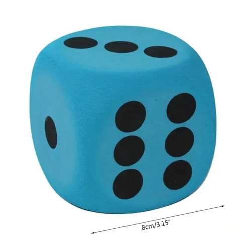 Large foam dice - large,