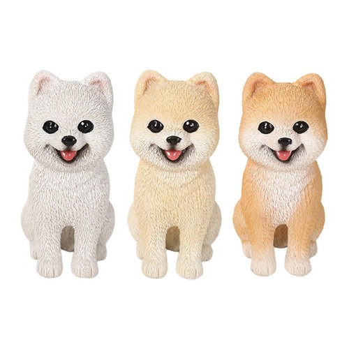 Pomeranian dog figurine - pomeranian,