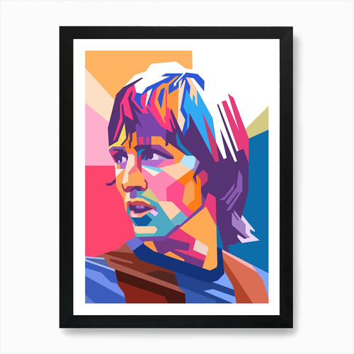 Johan cruyff art print - art,