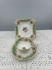 Salon China Sevres Trio : Cup, Saucer & Tea Plate  Edwardian 1907