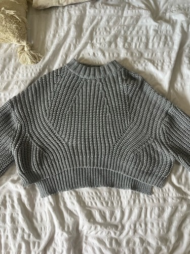 Women shein grey chunky - shein, knit