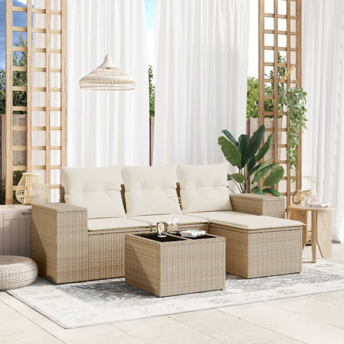 Garden sofa set - garden, beige