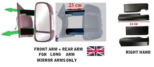 Mirror casing cover - front, and