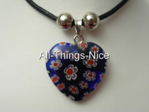 Millefiori murano flower glass - flower,