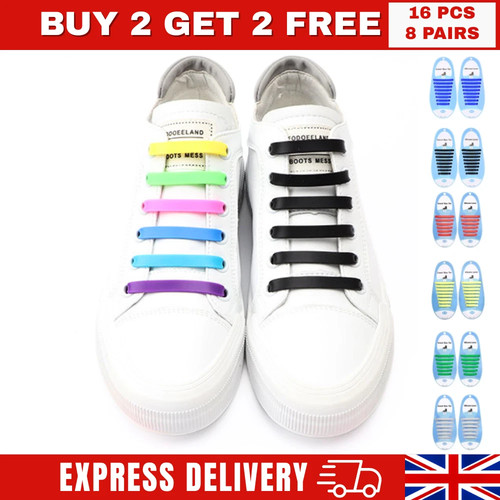 Elastic shoe laces - elastic, for