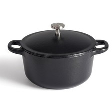 10cm Casserole Cast Iron Single Dish with lid 0.3L Dutch Oven, Tapas (Open Box)