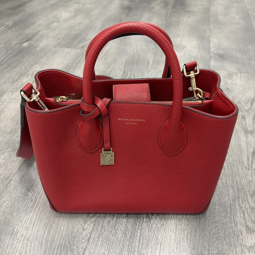 Authentic red pebbled leather - authentic, pebbled-leather