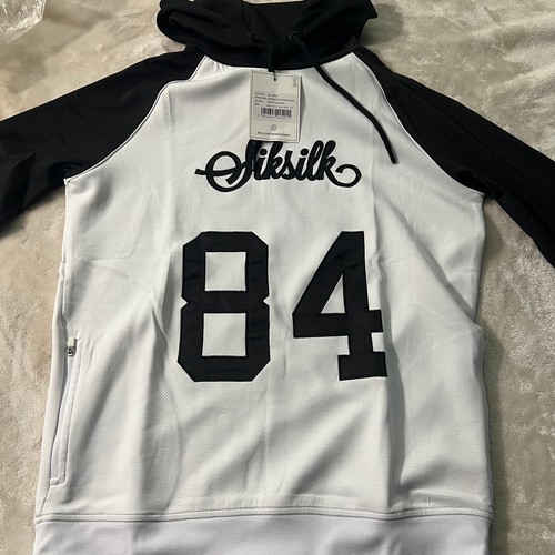 Siksilk white black - white,
