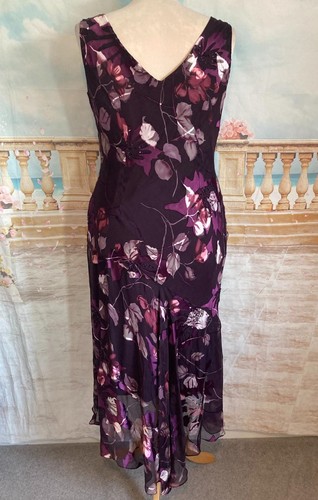 Dress purple beaded - purple,