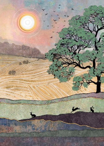 Bug art scenics three hares - three,