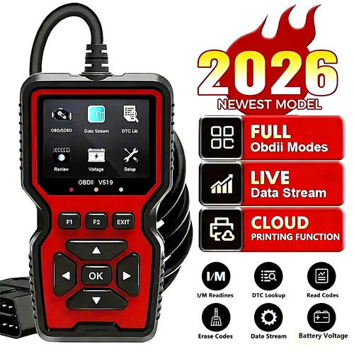 2026 v519 obd2 scanner - v519,