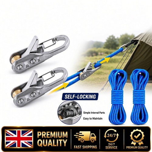 Rope tensioner roller buckle - rope,