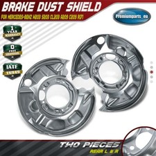 2x REAR L+R BRAKE DISC GUARD PLATE for Mercedes Benz C-CLASS 203 CLK 209 SLK 171