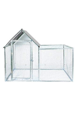 Walk chicken run galvanized - chicken,
