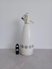 Vintage Soda Bottle BOC Sparklets Home Bar Cocktail Cream 70s 1970s Retro