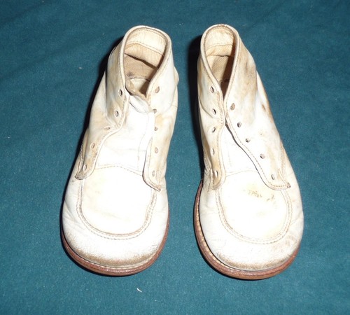 Vintage baby shoes leather - vintage,