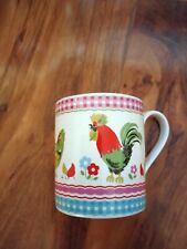 Cath Kidston Chicken Cockerel Mug Farm Animals Country Farmhouse 