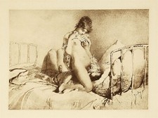 Mihály Zichy  Bed Joy  Erotic