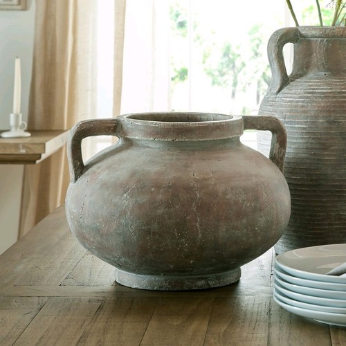 Large brown ceramic rustic - large,