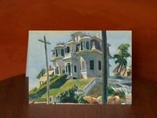 Haskell's House by Edward Hopper (1924) - A5 Art Print Greeting Card
