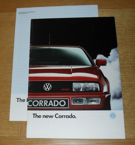 Volkswagen corrado brochure - vw,