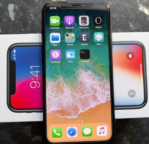 Iphone 256gb space grey - x,