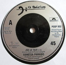 Vanessa Paradis - 7" UK 45 -