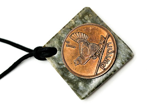 Vintage irish pingin penny - vintage,