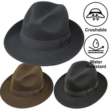 Lightweight Fedora Felt Hat
