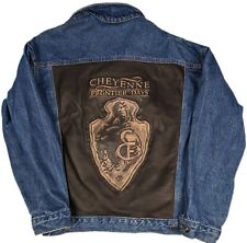 Vintage 90s Tyca Cheyenne Frontier Days USA Denim Rodeo Jacket - Mens Medium M