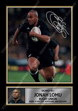 JONAH LOMU SIGNED ALL BLACKS