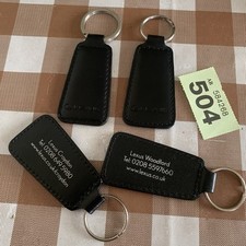 4 Genuine Lexus Leather  Dealership Keyring Key  Fob