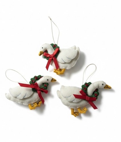 Vintage felt sequins - vintage, geese