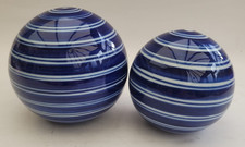 4 x Vintage ceramic blue &