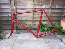 Vintage 55cm Condor road bike frame - with Campagnolo headset, BB, and dropouts