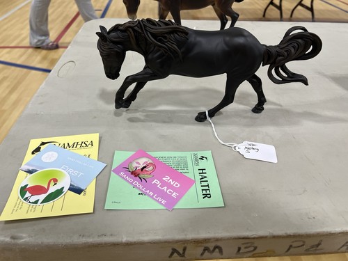 Artist resin model horse wally - resin,
