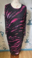 fabulous black pink tie dye