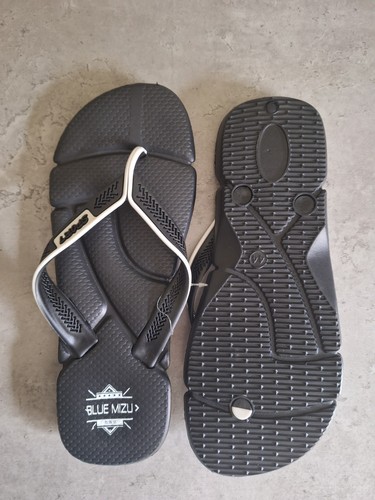 Mens black and white flip - black,