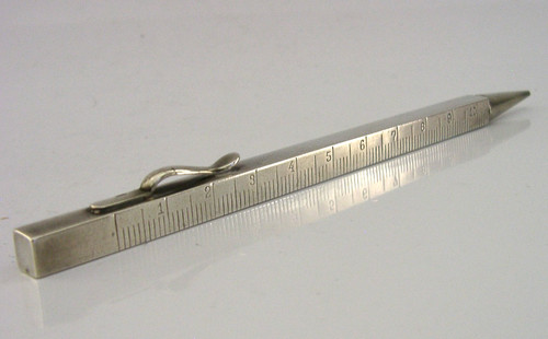 Solid silver mechanical pencil - silver,