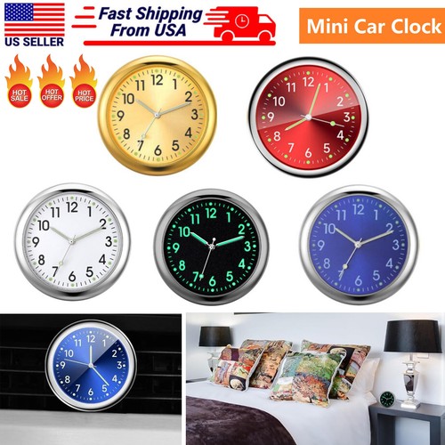 Dashboard mini car clock - dashboard,