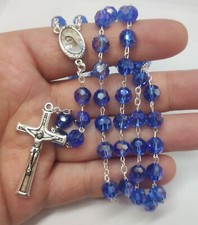 Rosary Religion Gift Blue
