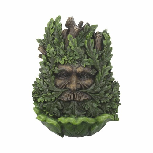 Green man wall plaques - man,