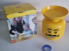 Lego Chef Mini Figure 2008 Kitchen Scales 1KG yellow/Black Working Boxed Rare 