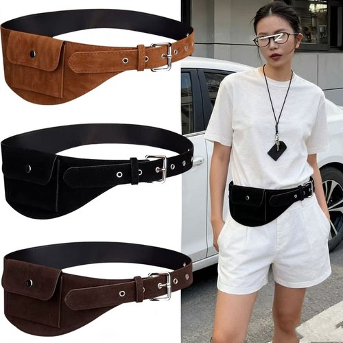 Women suede leather bag - leather,