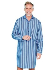 Mens Traditional Striped Nightshirt by Chums