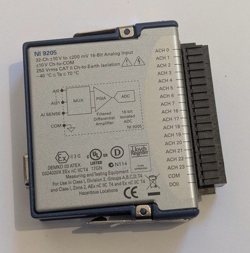 National instruments 9205 - 9205, c