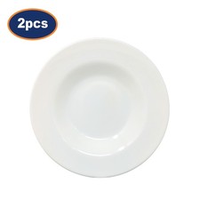 2pc Arc 28.5cm White Porcelain